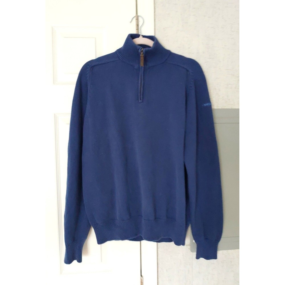 vineyard vines mens small Blue Cotton Sweater